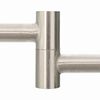 vidaXL Deckenstrahler mit Strahlern Nickel 70 x 9 x 12,5 cm Stahl