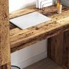 vidaXL Schreibtisch mit Regal Altholz 113 x 54 x 120 cm Holzwerkstoff