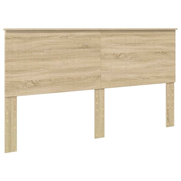 vidaXL Kopfteil mit Kopfteil Sonoma-Eiche 180 cm Holzwerkstoff