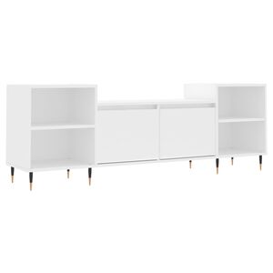 vidaXL TV-Schrank Wei&szlig; 160x35x55 cm Holzwerkstoff