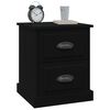 vidaXL Nachttisch Schwarz 39x39x47,5 cm Holzwerkstoff