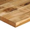 vidaXL Tischplatte mit Baumkante 70x60x3,8 cm Raues Mango Massivholz