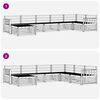 vidaXL Sofagarnituren 7 pcs Natur Massivholz Akazie