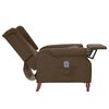 vidaXL Massagesessel Braun Stoff