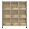 vidaXL B&uuml;cherregal Sonoma 99,5 x 30 x 108,5 cm Holzwerkstoff
