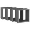 vidaXL W&uuml;rfelregale 4 Stk. Grau 30x15x30 cm