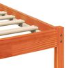 vidaXL Bettrahmen Wachsbraun 150 x 200 cm Massives Kiefernholz