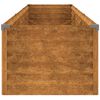 vidaXL Garten-Hochbeet 291 x 50 x 36 cm Cortenstahl