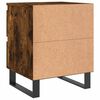 vidaXL Nachttisch R&auml;uchereiche 40x35x50 cm Holzwerkstoff