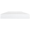 vidaXL B&uuml;cherregal-Bretter 8 Stk. Hochglanz-Wei&szlig; 40x10x1,5 cm