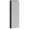 vidaXL Duschnische Schwarz 90 x 30 x 9,5 cm Edelstahl