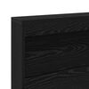 vidaXL Aufbewahrungskopfteil Schwarz Eichen-Optik 120 cm Holzwerkstoff