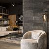 WallArt Leder-Wandpaneele Hennessy 16 Stk. Schwarz Zweifarbig