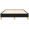 vidaXL Bettgestell ohne Matratze Schwarz 120x190 cm Stoff