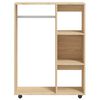 vidaXL Kleiderschrank Sonoma-Eiche 80x40x110 cm Holzwerkstoff