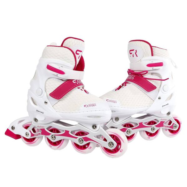 Street Rider Inline-Skates Verstellbar Pro Wei&szlig; Gr&ouml;&szlig;e 28-32