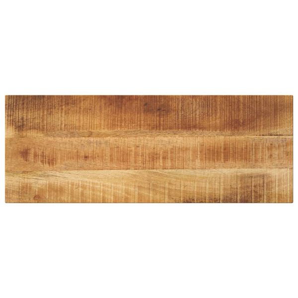 vidaXL Tischplatte 90x20x2,5 cm Rechteckig Raues Massivholz Mango