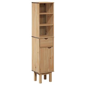 vidaXL Badschrank OTTA 35x30x159 cm Massivholz Kiefer