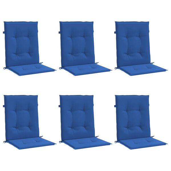 vidaXL Gartenstuhlauflagen f&uuml;r Niedriglehner 6 Stk. 100x50x3 cm