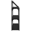 vidaXL Wandregal Schwarz Eichen-Optik 60 x 21 x 78,5 cm Holzwerkstoff
