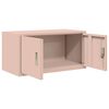 vidaXL Aufbewahrungsschrank Rosa 80 x 40 x 40 cm Stahl