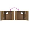 vidaXL 5-tlg. TV-Schrank-Set R&auml;uchereiche Holzwerkstoff