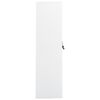 vidaXL Kleiderschrank Wei&szlig; 80x50x180 cm Stahl