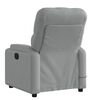 vidaXL Massage-Relaxsessel, hellgrauer Stoff