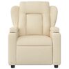 vidaXL Massagesessel Creme Stoff