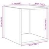 vidaXL TV-Schrankset Wandmontiert 4 pcs Artisan-Eiche Holzwerkstoff