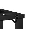 vidaXL Couchtischbeine O-Gestell 40x40x33 cm Stahl