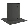 vidaXL runder Bodenanker 12 pcs Anthrazit 18 x 18 x 15 cm Metall