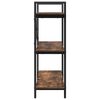 vidaXL B&uuml;cherregal Ger&auml;ucherte Eiche 100 x 33,5 x 102 cm Holzwerkstoff