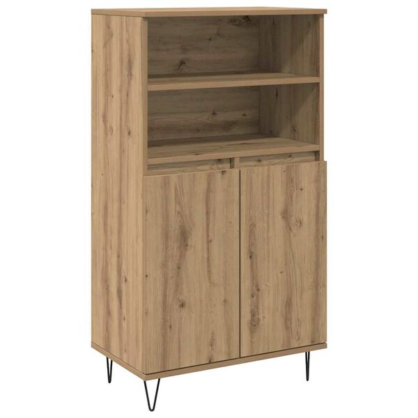 vidaXL Hochboard Braun 60 x 36 x 110 cm Holzwerkstoff