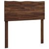 vidaXL Kopfteil mit Live Edge ROSTOCK Dunkelbraun 90 cm