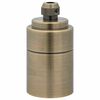 vidaXL Lampenfassungen 2 Stk. Bronze E27