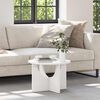vidaXL Couchtisch Wei&szlig; 50 x 50 x 35 cm Massivholz Kiefer
