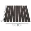 vidaXL Zaunelement WPC 175x186 cm Schwarz