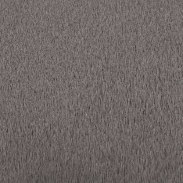 vidaXL Teppich 160 cm Kunstkaninchenfell Dunkelgrau