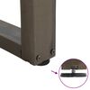 vidaXL Couchtischbeine V-Form 2 St&uuml;ck Naturstahl 70x(30-31,3) cm Stahl