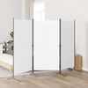 vidaXL 3-tlg. Raumteiler Wei&szlig; 260x180 cm Stoff