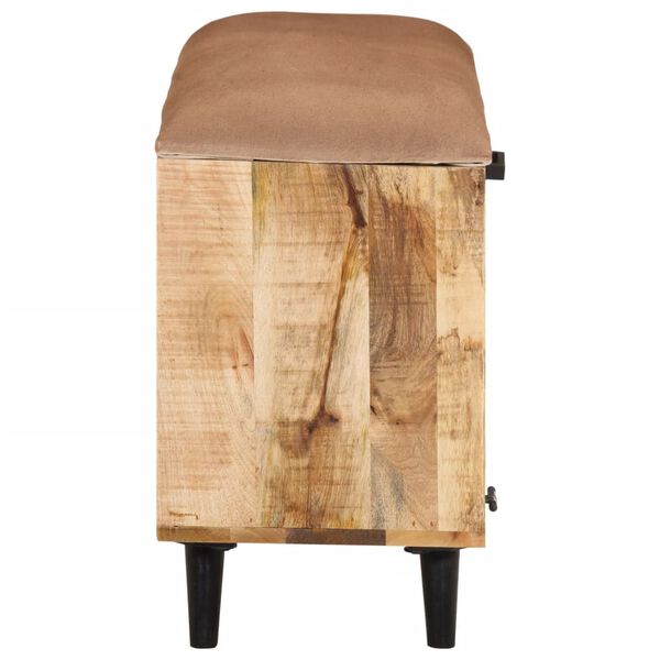 vidaXL Schuhbank 80x30x45 cm Massivholz Mango