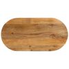 vidaXL Tischplatte 100x50x2,5 cm Oval Massivholz Mango