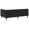 vidaXL Eckbettgestell mit Kopfteil Schwarz 90 x 190 cm Samt