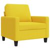 vidaXL Sessel Hellgelb 60 cm Stoff