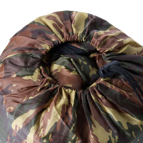 vidaXL Mumienschlafsack f&uuml;r Erwachsene Camping 3 Jahreszeiten
