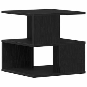 vidaXL Beistelltisch Schwarz Eichen-Optik 40 x 40 x 40 cm