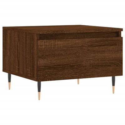 vidaXL Couchtische 2 Stk. Braun Eichen-Optik 50x46x35 cm Holzwerkstoff