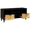 vidaXL TV-Schr&auml;nk Schwarz und Gold 100 x 33 x 46 cm Holzwerkstoff