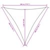 vidaXL Sonnensegel Oxford-Gewebe Dreieckig 3x3x3 m Beige